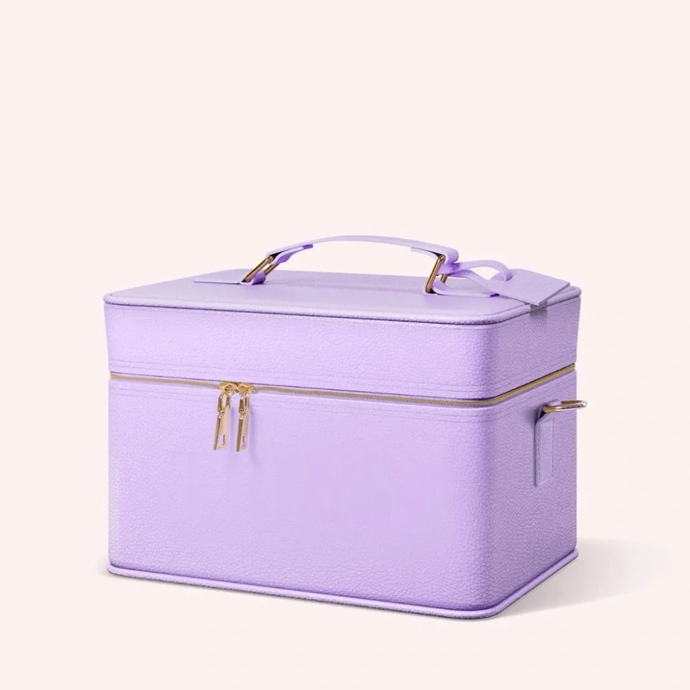 NEW Truly Amalfi Luxury Travel Trunk Purple/Gold